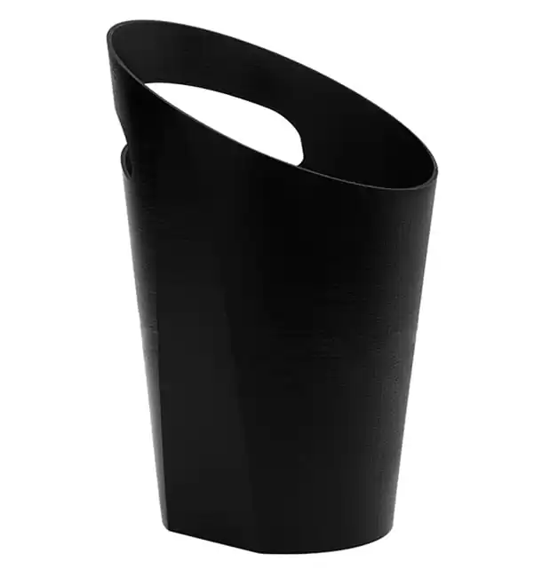 Reusable Ice Bucket PP Black for 1 Bottle